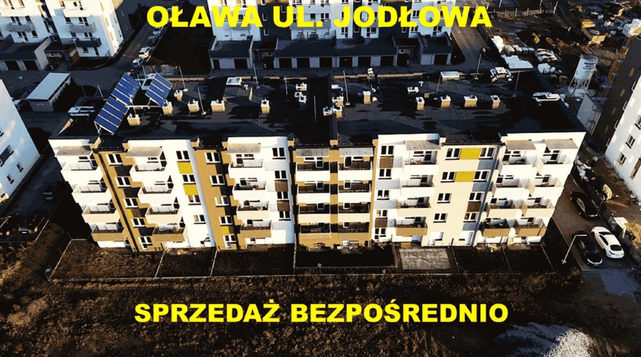 MIESZKANIE OŁAWA UL.JODŁOWA 2POKOJE+KUCHNIA-IIIPIĘTRO-45.15 m²-BALKON-WINDA - Widok 2