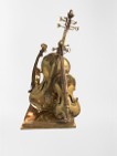 Rzeźba z brązu ku czci Stradivariego skrzypce altówka i wiolonczela H62cm