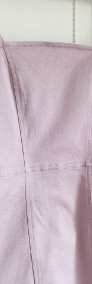 Moni sukienka H&M denim jeans XS 34 S 36 liliowa fioletowa dżinsowa-3