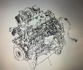 CASE OPTUM 270 SILNIK BLOK/WAŁ/GŁOWICA/MISKA OLEJOWA-części