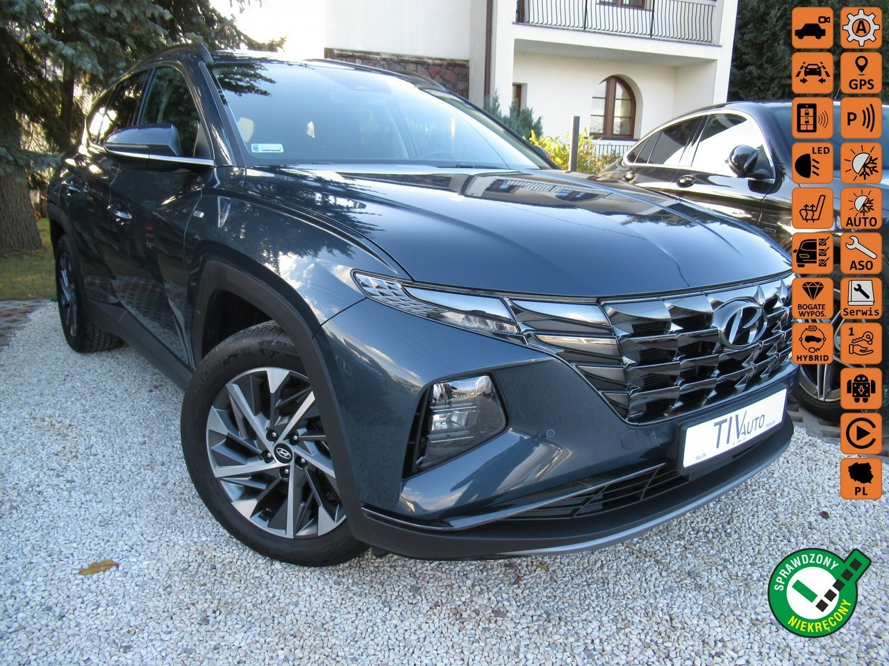 Hyundai Tucson III BEZWYPADKOWY Executive Full Led Aktywny Tempomat Salon Serwis FV23%