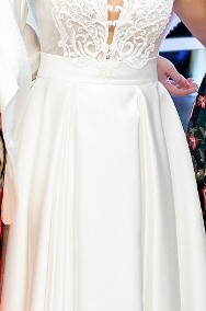 Zjawiskowa suknia ślubna Mikado-2