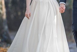 Zjawiskowa suknia ślubna Mikado