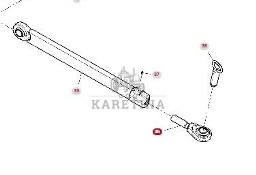 Fendt 930 933 936 GEN 7 Drążek Wspornik Wzmocnienie + Wrzeciono CZĘŚCI H218PB4001040 H931870040070