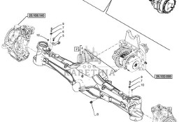 New Holland T6070 Pochwa mostu napedow 47912966