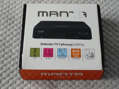 Tuner DVB-T Manta odtwarzacz plików MP3 MP4 JPG-1