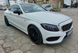 Mercedes-Benz Klasa C W205 43 AMG 2,2 CDI Coupe Aktywny wydech Kamera Skóra Zarejestrowany
