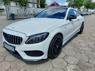 Mercedes-Benz Klasa C W205 43 AMG 2,2 CDI Coupe Aktywny wydech Kamera Skóra Zarejestrowany