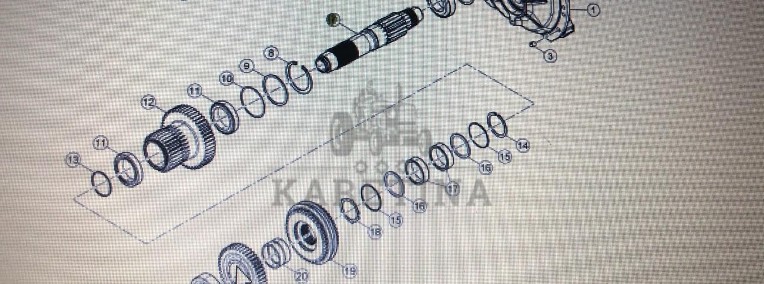 Wałek Podajnika Zboźowego Claas Arion seria 600-1