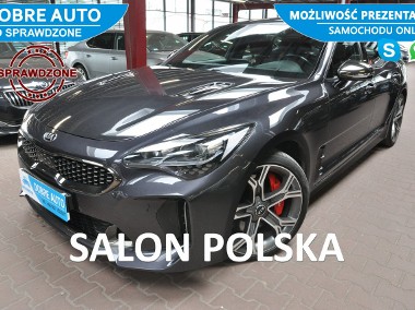 Kia Stinger 3.3 370KM 4x4 GT Line,El.Klapa,Grzane/Wentyl Fotele,Martwe Pole,FV2-1