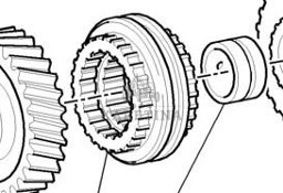 New HollandTM165 TM155 TM150 TM140 TM145 Synchronizator 5189252