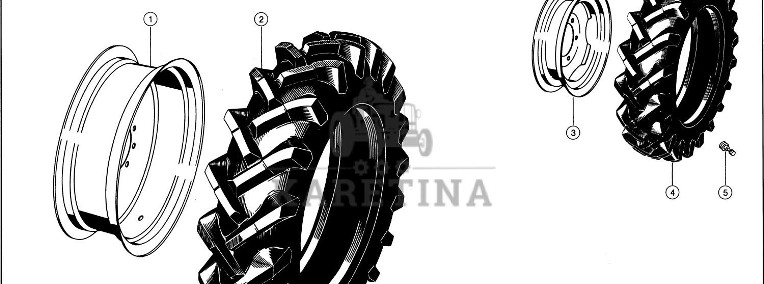 Claas Lexion 580 OPONA BEZ DĘTKI 0005079590 (Ogumienie)-1