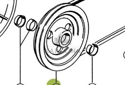 Claas Lexion 570 Koło Pasowe Napędu Młocarni 0007698510 00 0769 851 0