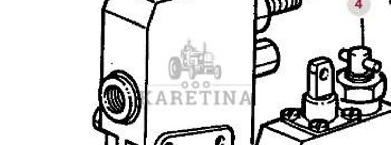 Massey Ferguson 3690 Zawór Przepływowy Rozdzielacz Dystrybutor CZĘŚCI 3582523M1 3582523M2-1