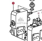 Massey Ferguson 3690 Zawór Przepływowy Rozdzielacz Dystrybutor CZĘŚCI 3582523M1 3582523M2