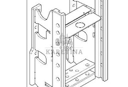 Massey Ferguson 5410 Belka Zaczepowa Wspornik Zaczep 4307379M95 4367582M1