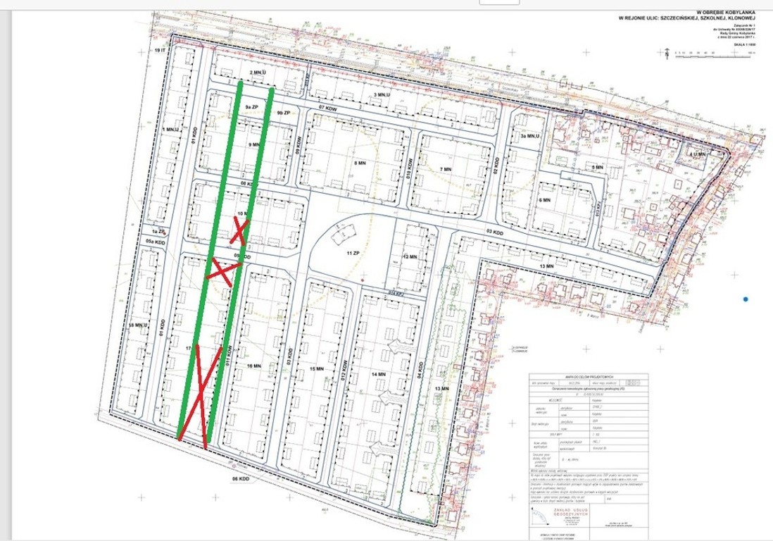 KOBYLANKA: działki z planem zagospodar. od 983 m², stargardzki
