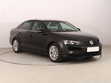 Volkswagen Jetta VI , Salon Polska, Serwis ASO, DSG, Skóra, Navi, Xenon,-1