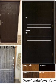 Antywłamaniowe drzwi wejściowe zewnętrzne z montażem do mieszkania, domu, bloku-2