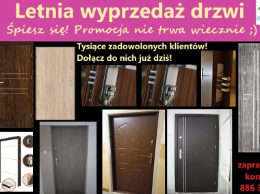 Antywłamaniowe drzwi wejściowe zewnętrzne z montażem do mieszkania, domu, bloku-1