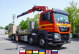 MAN TGA TGS 35.360 E6 8×2 / HDS Fassi F235A.2.22 / pilot 255790
