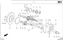 Claas Lexion 560 WAŁEK NAPĘDU KPL 0007703040 (Silnik c13,c10, c9; przekładnia rozdzielająca)