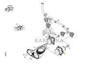 Fendt 828 Vario - reflektor świateł mijania G931901020141