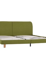 vidaXL Rama łóżka, zielona, tkanina, 160 x 200 cm 280884-2