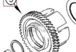 Case Magnum MX 225 260 New Holland TG Wałek Zębaty Koło Zębate 222856A1