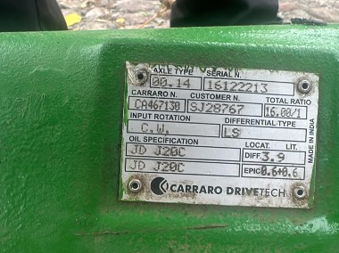 Belka mostu john deere carraro wkład mostu zwolnica-2