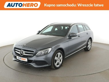 Mercedes-Benz Klasa C W205 led automat 4matic navi kamera skóra grzane fotele acc-1