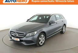 Mercedes-Benz Klasa C W205 led automat 4matic navi kamera skóra grzane fotele acc