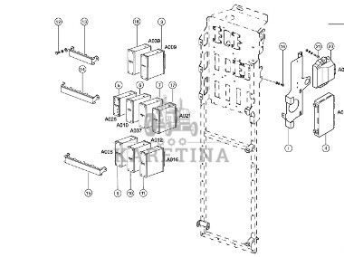 Claas Lexion 600 MODUŁ Sterownik BIF-CAB 0000149023 014902.1-1