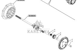 New Holland T6070 Jarzmo przekładni ob 47935379