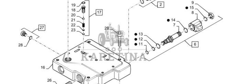 New Holland T6090 Elektromagnes 84167521-1