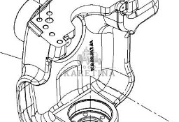 Fendt 930 933 936 939 942 Vario Gen 6 Obudowa Łączona Przegubu Przedniej Osi CZĘŚCI H218PF050036A