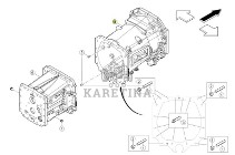 Claas Arion 630 - skrzynia biegów - obudowa 6005031573
