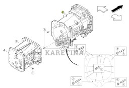 Claas Arion 630 - skrzynia biegów - obudowa 6005031573