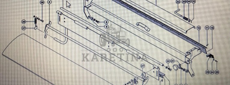 CLAAS 00 0734 379 0/Claas Lexion wałek podajnika zboźowego - 580 560-540 460-440 770-760 670-640-1