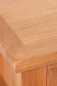 vidaXL Konsola z 2 szufladami, 83x30x73 cm, lite drewno dębowe 241675-2