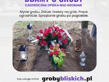 Opieka nad grobami Józefów - mycie grobu, znicze i kwiaty na grób-1