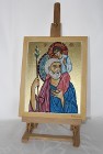 Obraz olejny Święty Józef i Jezus Chrystus ikona