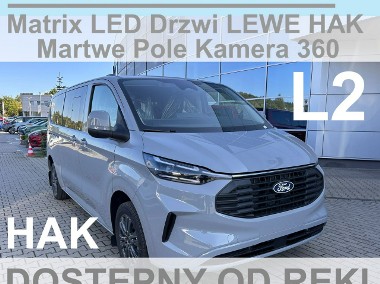 Ford Transit Custom Limited 170KM A8 Kamera 360 Matrix LED Drzwi LEWE Hak Odręki NiskaCe-1