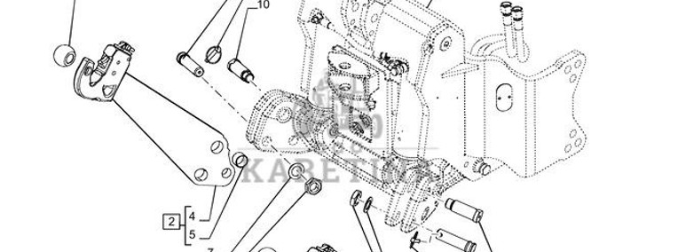 New Holland T6090 Ramię podnośnika 87399998-1