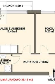 36,13 m2 - 2 Pokoje ul. Opolska Rumia Janowo-2