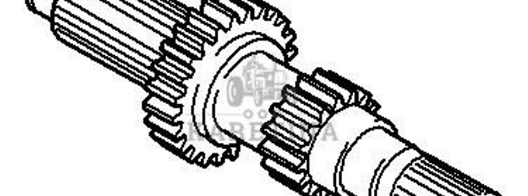 CLAAS Jaguar 970 Wałek Napędu Nagarniacza z Wpustem 0007705670 00 0770 567 0-1