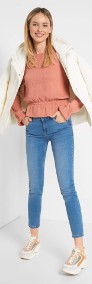Nowa bluzka Orsay M 38 sweter brzoskwiniowo różowa ściągacz prążkowana-3