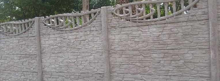 Betonowe ogrodzenie systemowe / Gołdap-1