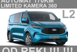 Ford Transit Transit Custom Limited A170KM L2 Brygadowy 5-osob. Kamera 360 Aktywny