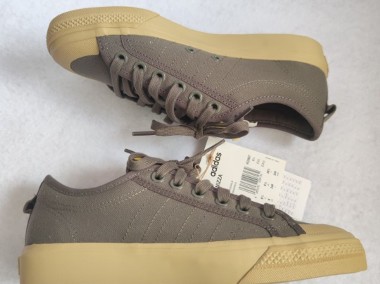 "Adidas Nizza" stylowe trampki damskie długość 23.5 cm khaki-1